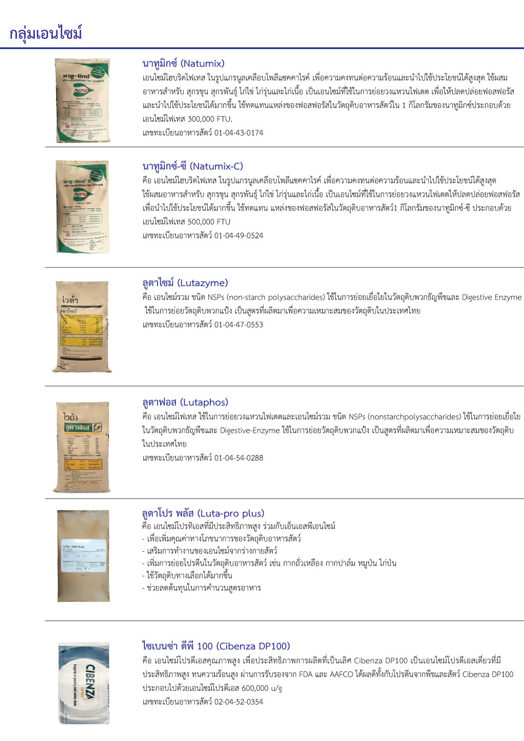 Natumix,Lutazyme,Lutaphos